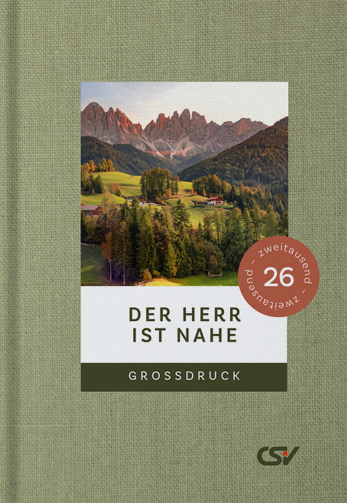 Der Herr ist nahe 2026 - Buchkalender Großdruck
