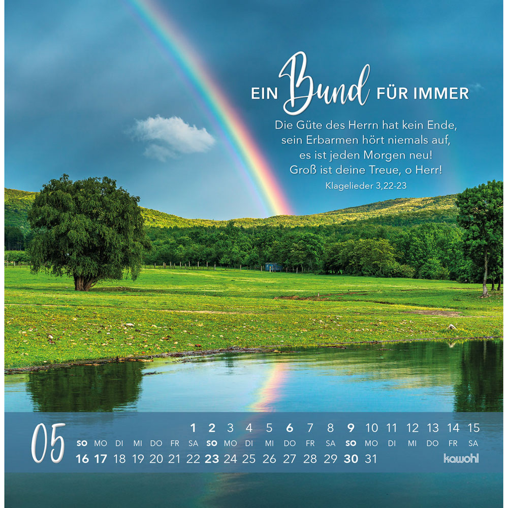 Die Liebe bleibt bestehn 2027 - Postkartenkalender