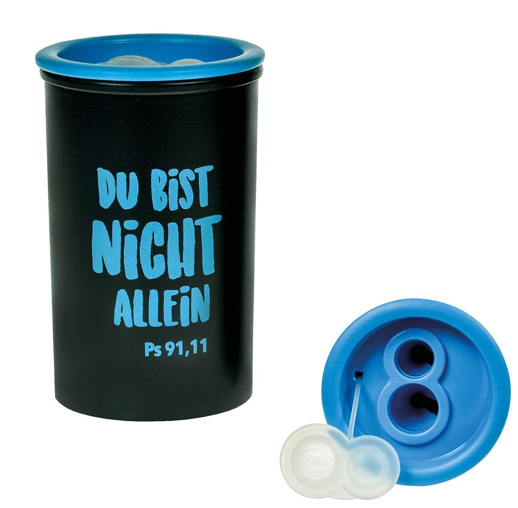 Anspitzer "Du bist nicht allein" - Blau
