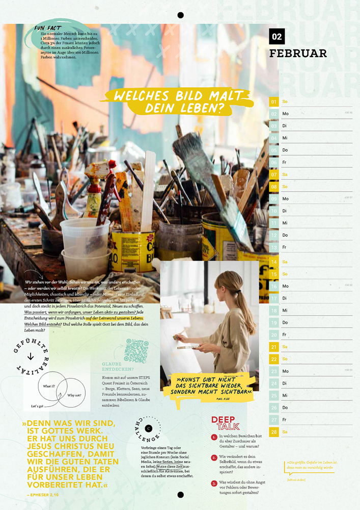 STEPS Quest - Kalender 2026 STEPS Quest - Kalender 2026