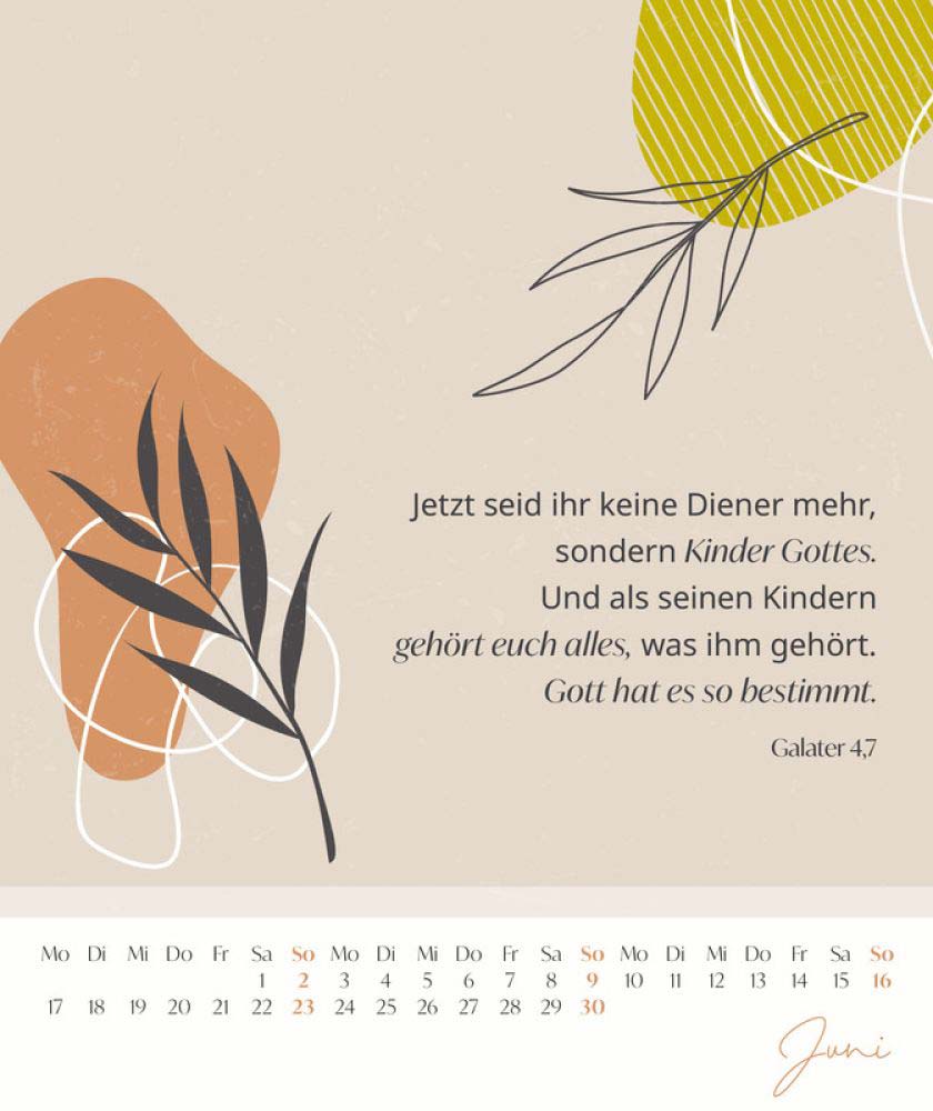 Verheißungen für dich 2024 - Postkartenkalender 