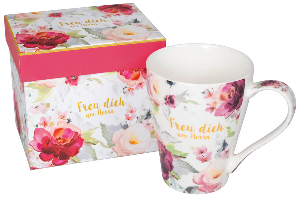 Tasse "Pfingstrosen"