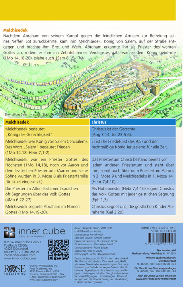 Der Hebräerbrief - Leporello 40