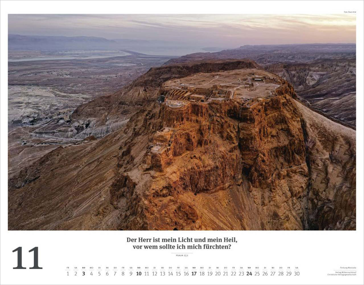 Israel 2024 - Wandkalender (Weiss) Israel 2024 - Wandkalender (Weiss)