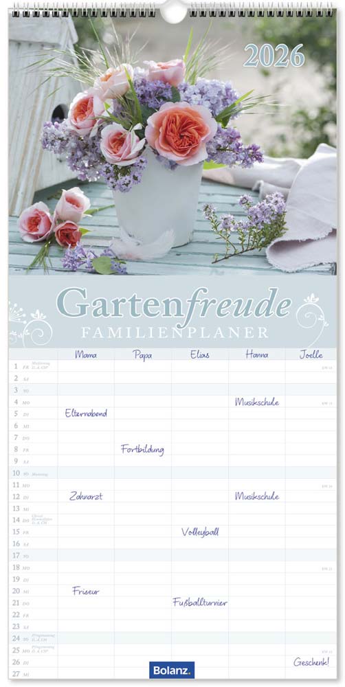 Gartenfreunde 2026 - Familienplaner  Gartenfreunde 2026 - Familienplaner