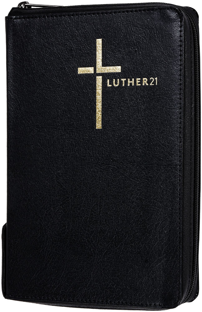 Luther21 - Standardausgabe -  Lederfaserstoff schwarz