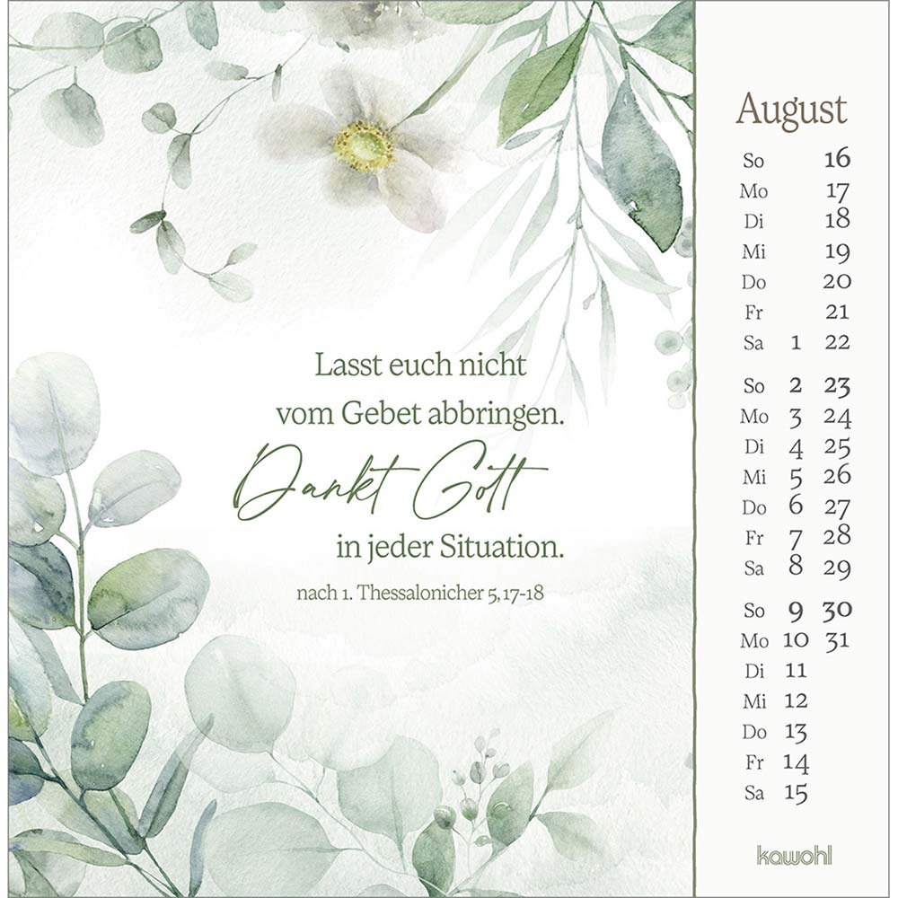 Vor dich bring ich, was mich bewegt 2026 - Postkartenkalender