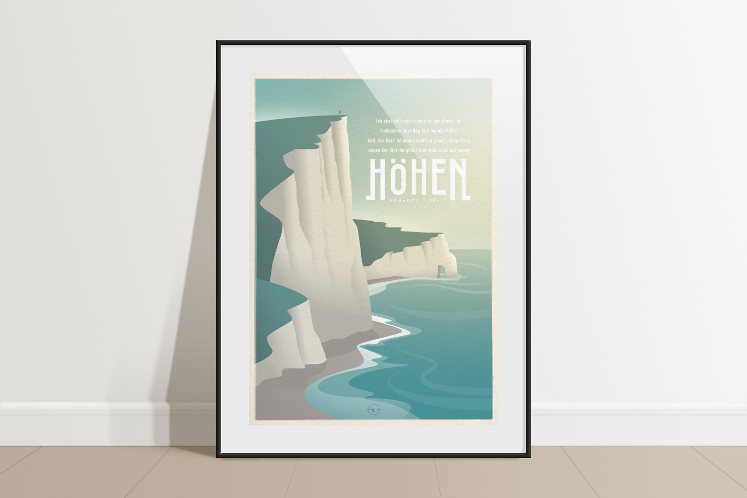 Poster "Höhen Cornwall"