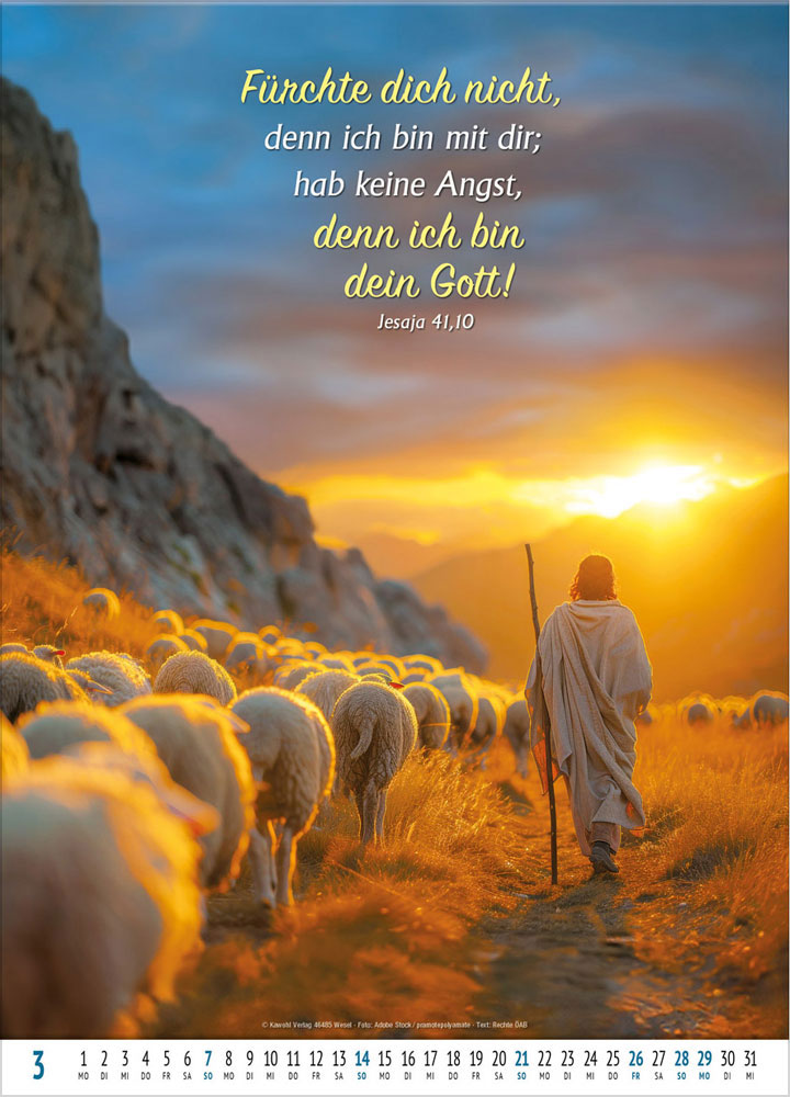 Gottes Wort - Licht auf dem Weg 2027 - Wandkalender