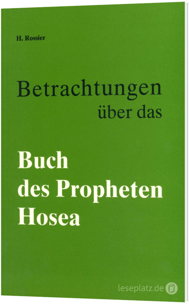 Betrachtungen über das Buch des Propheten Hosea