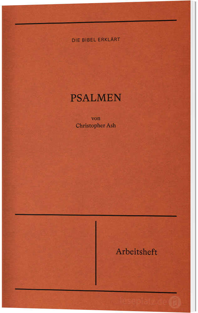 Psalmen - Arbeitsheft