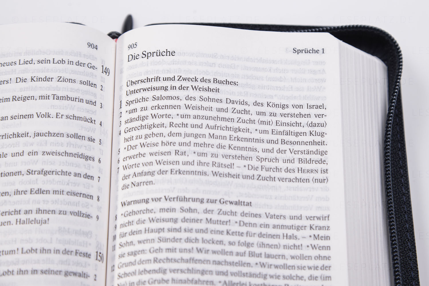 Elberfelder Bibel 2006 Pocket Edition - Kunstleder dunkelblau, mit Reißverschluss