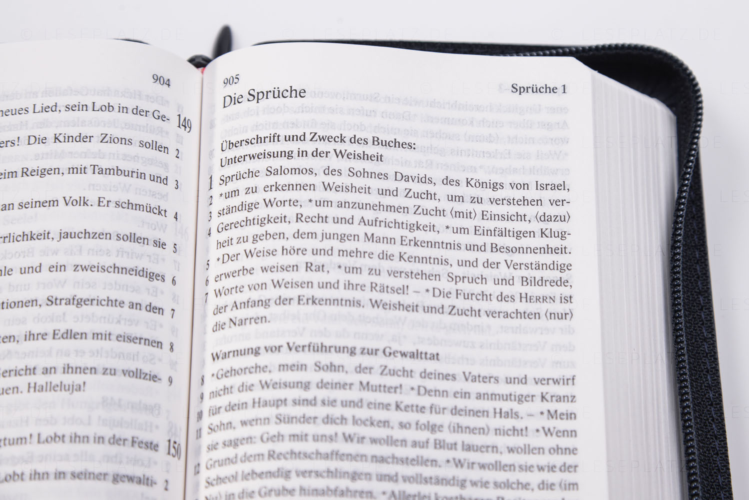 271225_06 Elberfelder Bibel 2006 Pocket Edition - Kunstleder dunkelblau, mit Reißverschluss