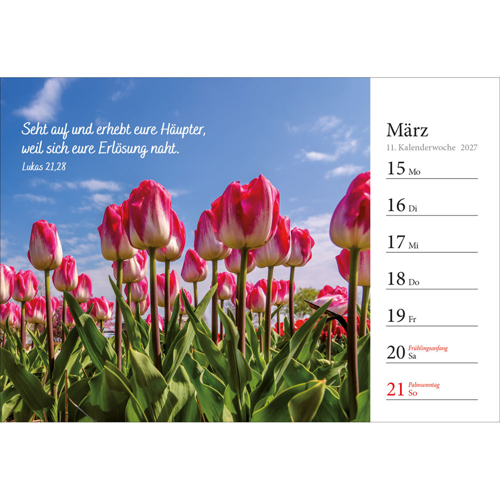 In deine Hand stell ich den Tag 2027