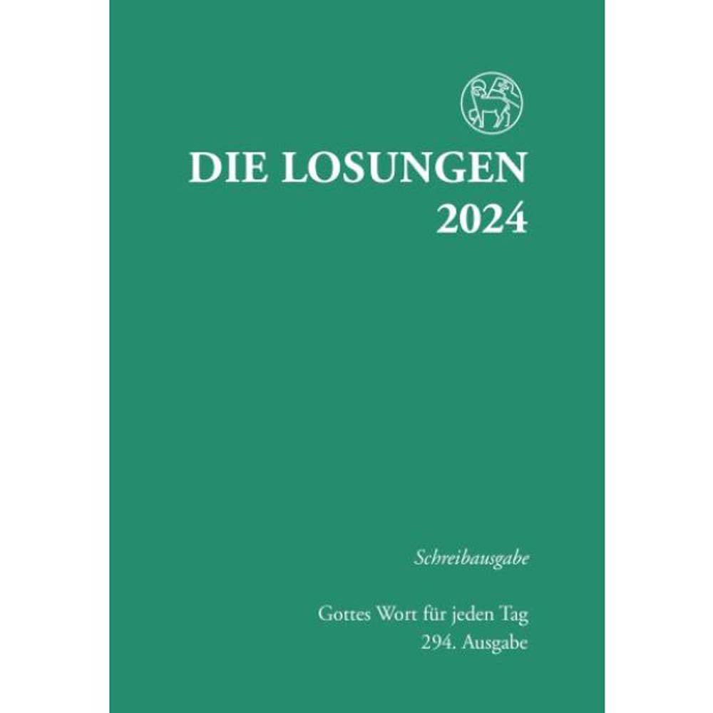 Losungen 2024 grün - Schreibausgabe