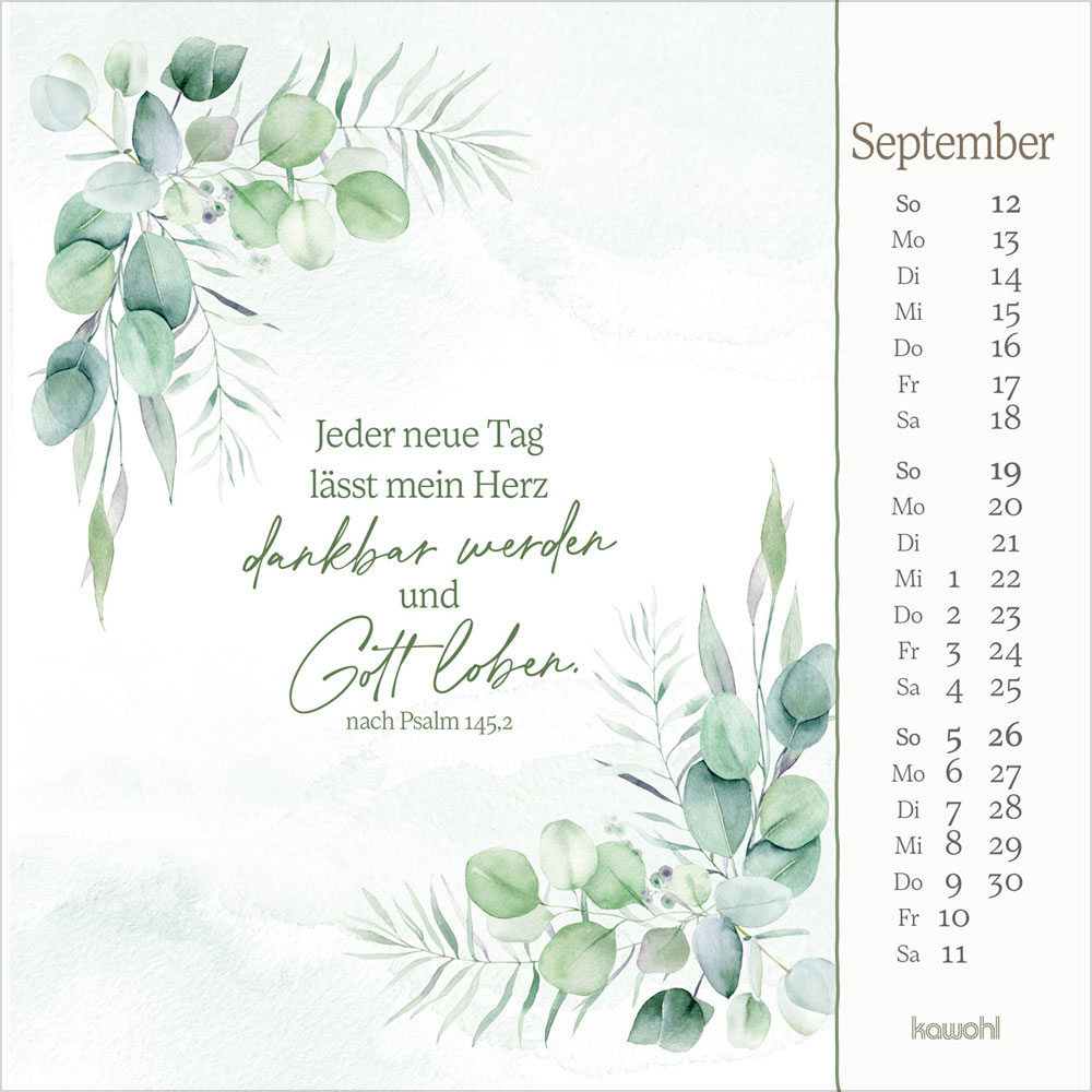 Vor dich bring ich, was mich bewegt 2027 - Postkartenkalender