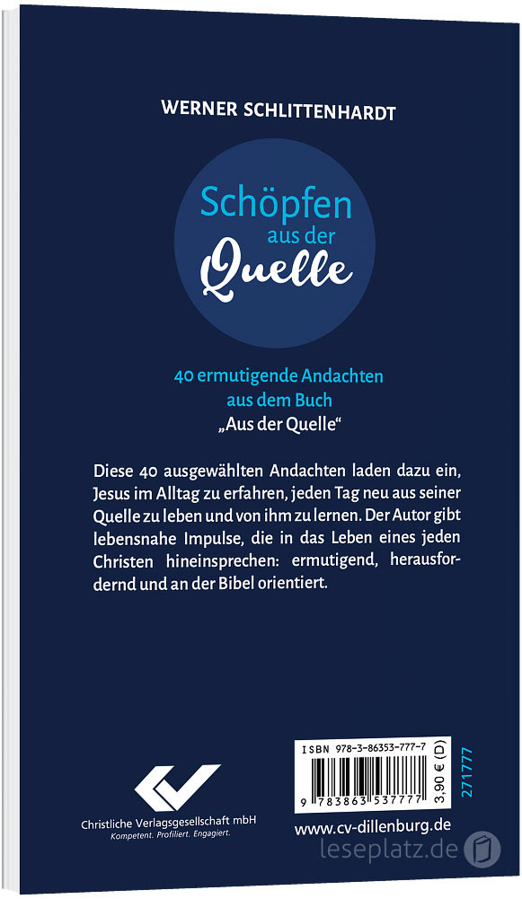 Schöpfen aus der Quelle