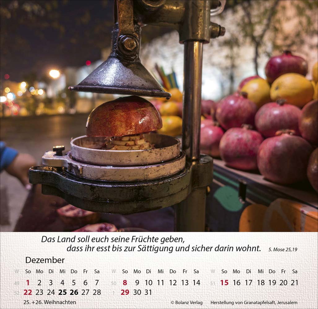 Israel Shalom 2024 - Tischkalender Israel Shalom 2024 - Tischkalender