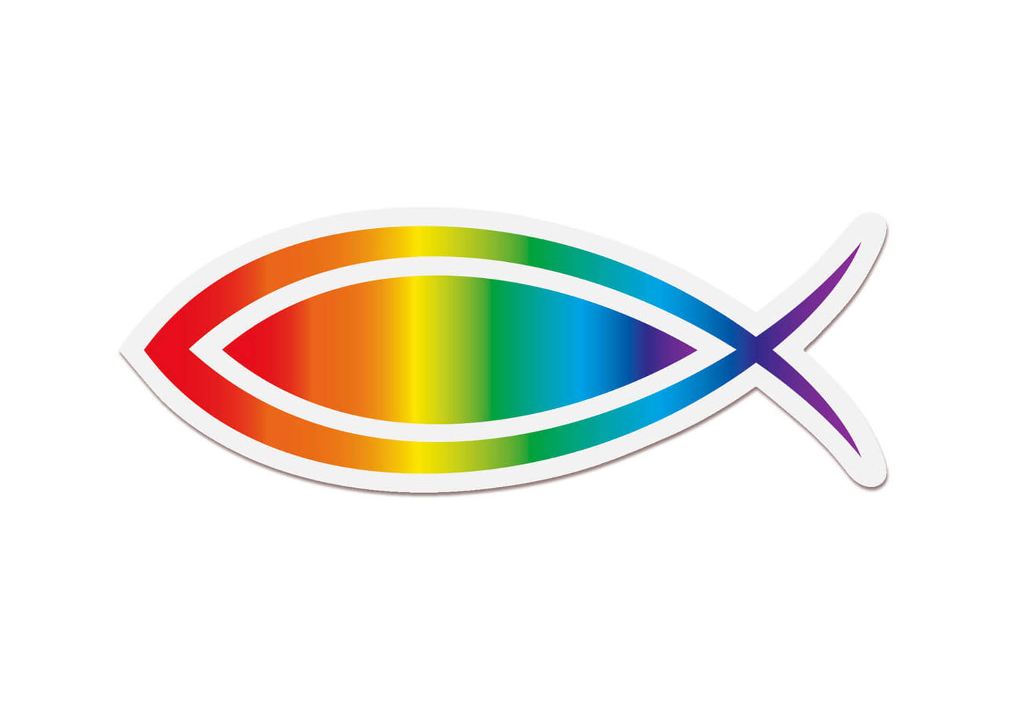 Aufkleber "Regenbogenfisch"