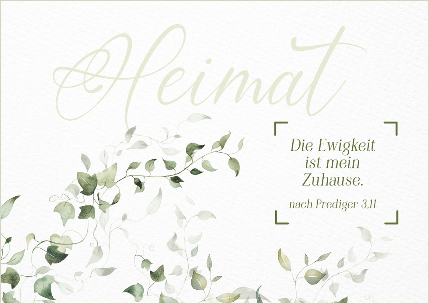 Postkarte "Heimat"