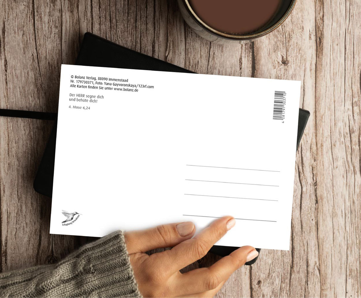 Postkarte "Alles Gute" (Leuchtturm)