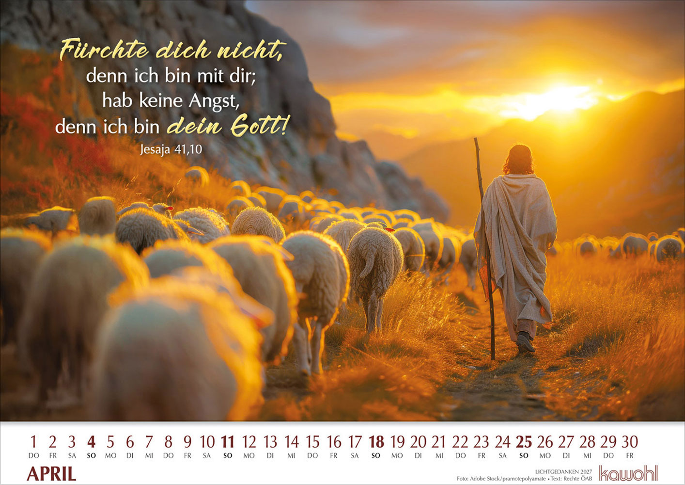 Lichtgedanken 2027 - Wandkalender