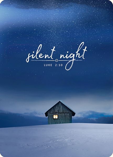 Postkarte "silent night"