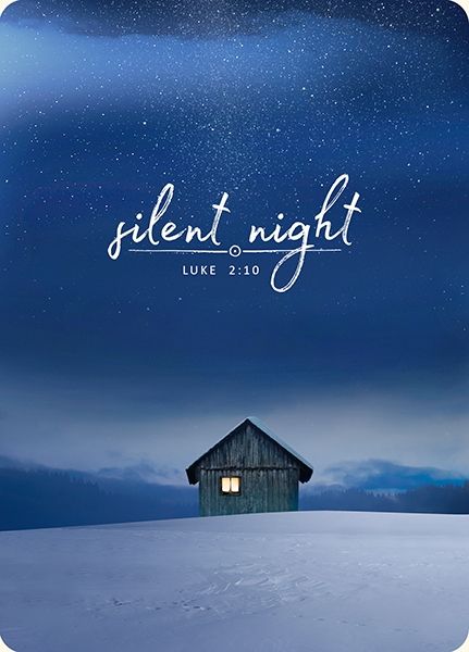 8987276W-1 Postkarte "silent night"