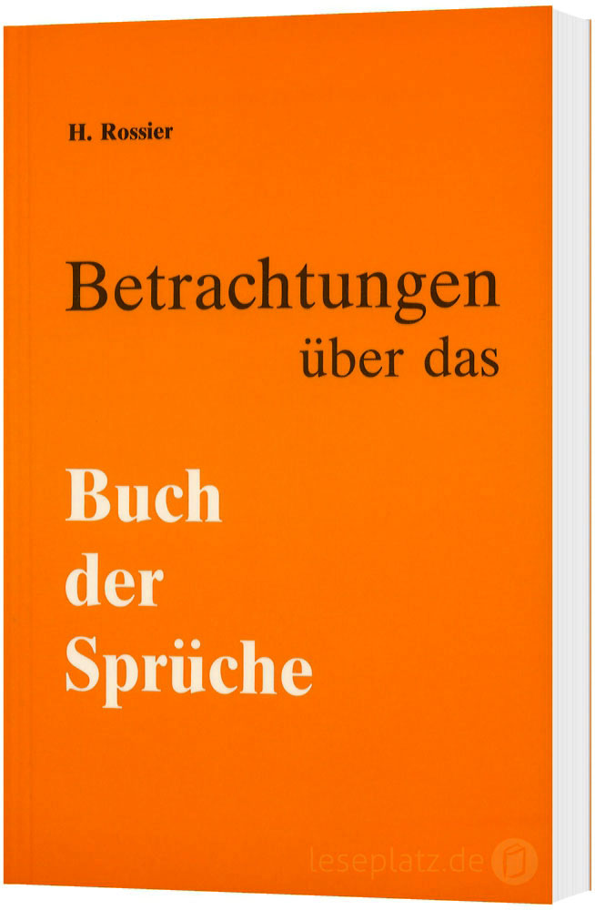 Betrachtungen über das Buch der Sprüche