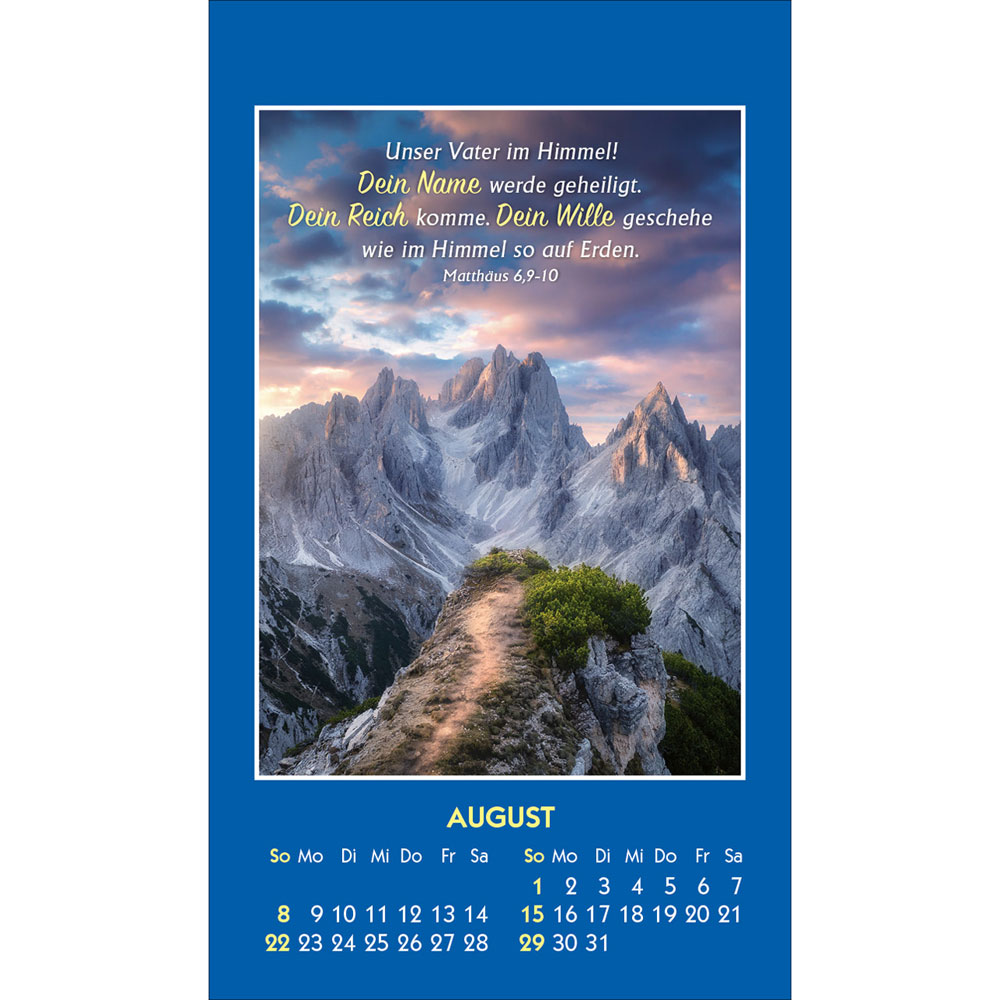 Gottes Wort - Licht für den Tag 2027 - Aufkleberkalender