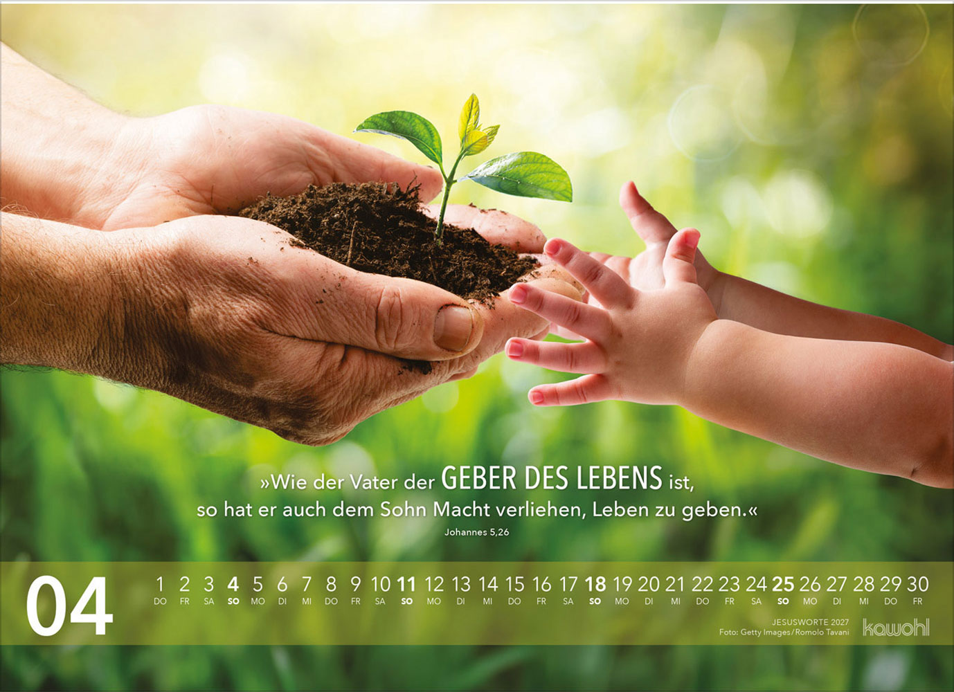 Jesus Worte 2027 - Wandkalender