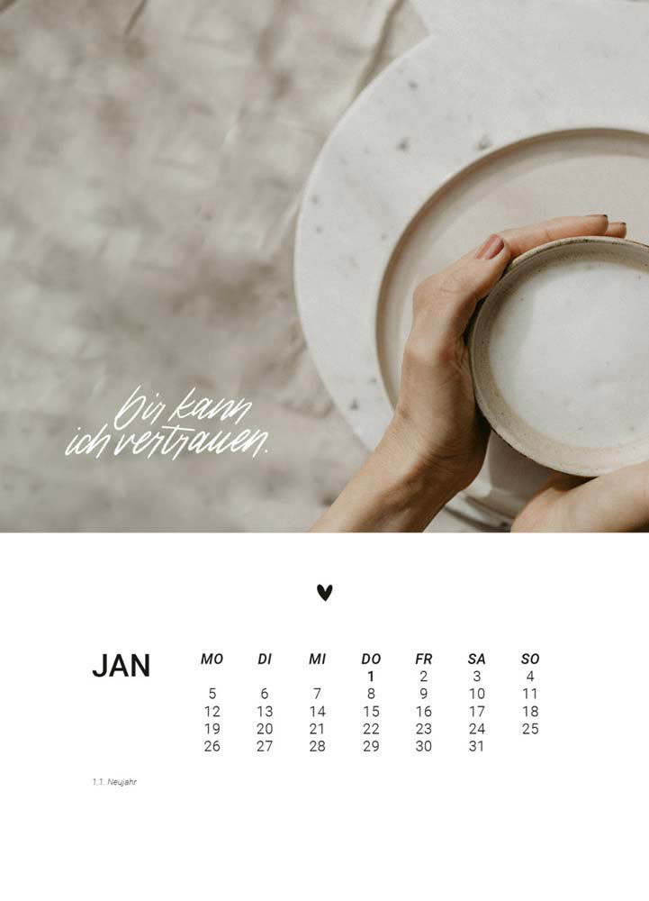 Zweitausendsechsundzwanizg 2026 - Tischkalender