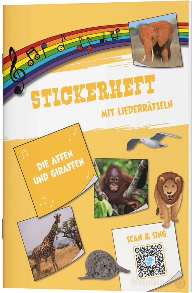 Stickerheft "Die Affen und Giraffen"