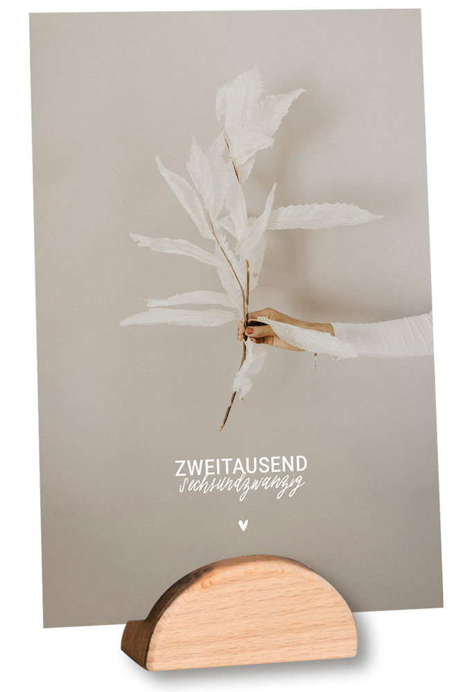 Zweitausendsechsundzwanizg 2026 - Tischkalender