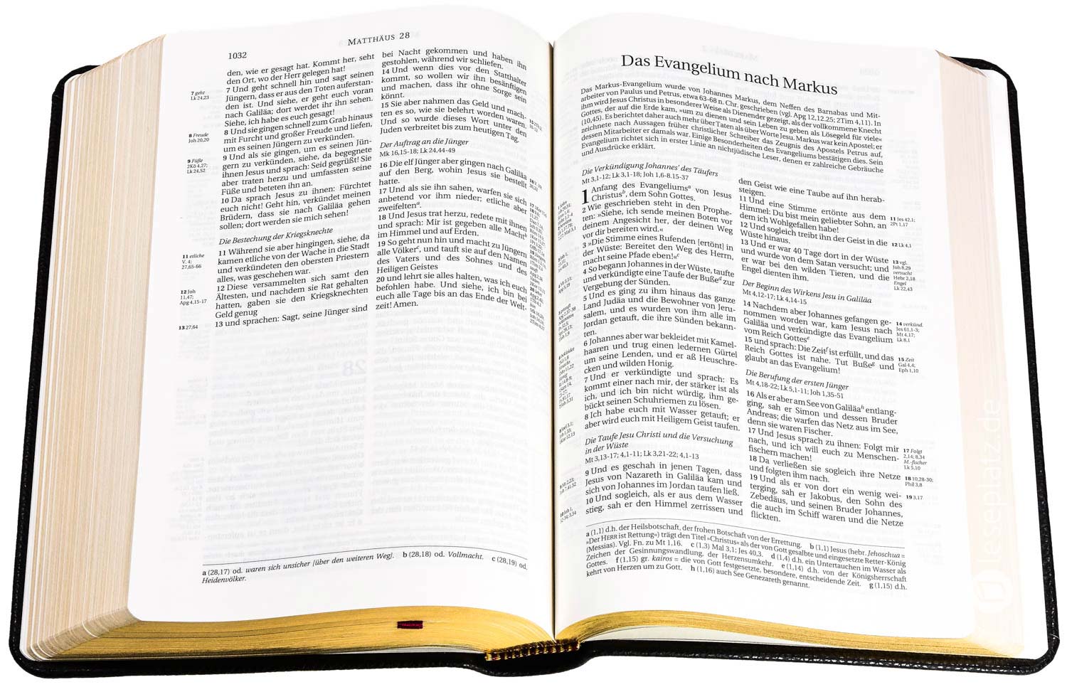 Schlachter 2000 Taschenausgabe - flex.Rindleder schwarz / Goldschnitt