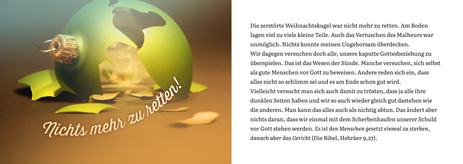 Die kaputte Weihnachtskugel - Verteilheft