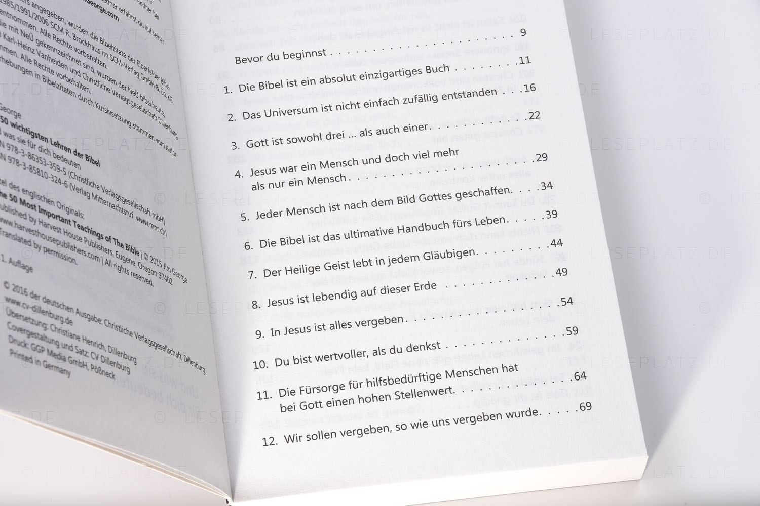 Die 50 wichtigsten Lehren der Bibel