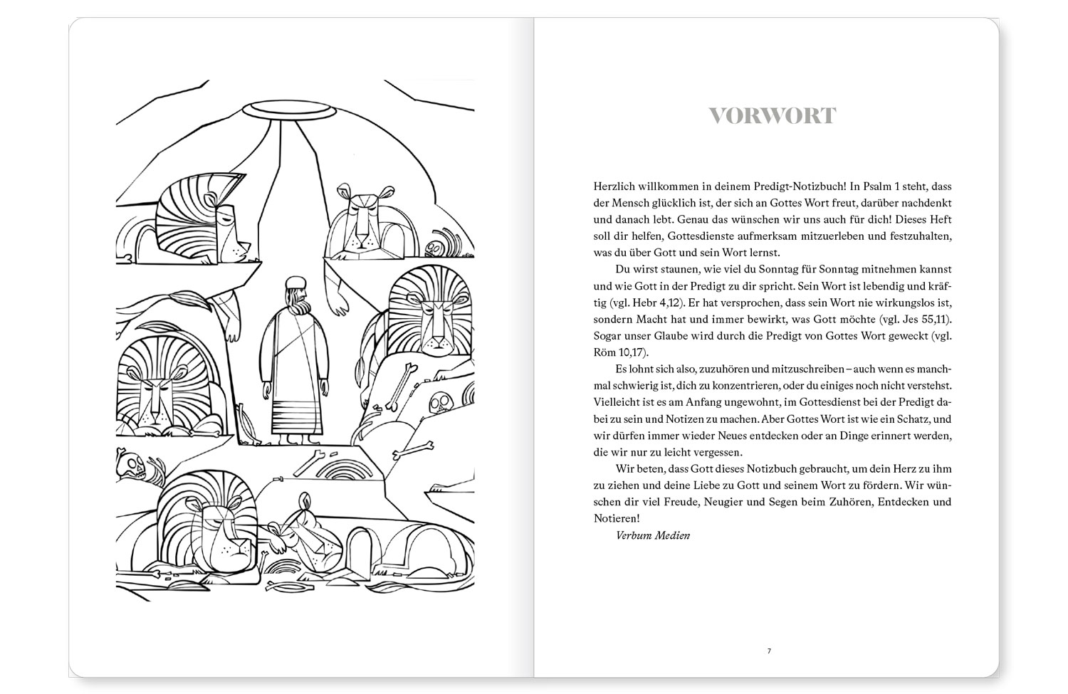 Predigt-Notizbuch für Kinder