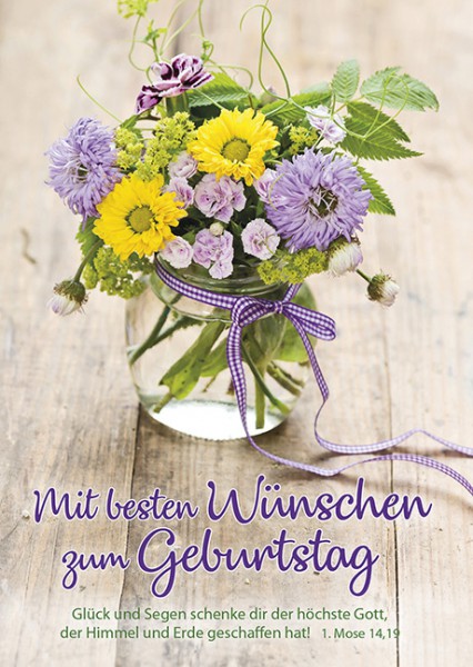 480062767 Postkarte "Mit besten Wünschen.."