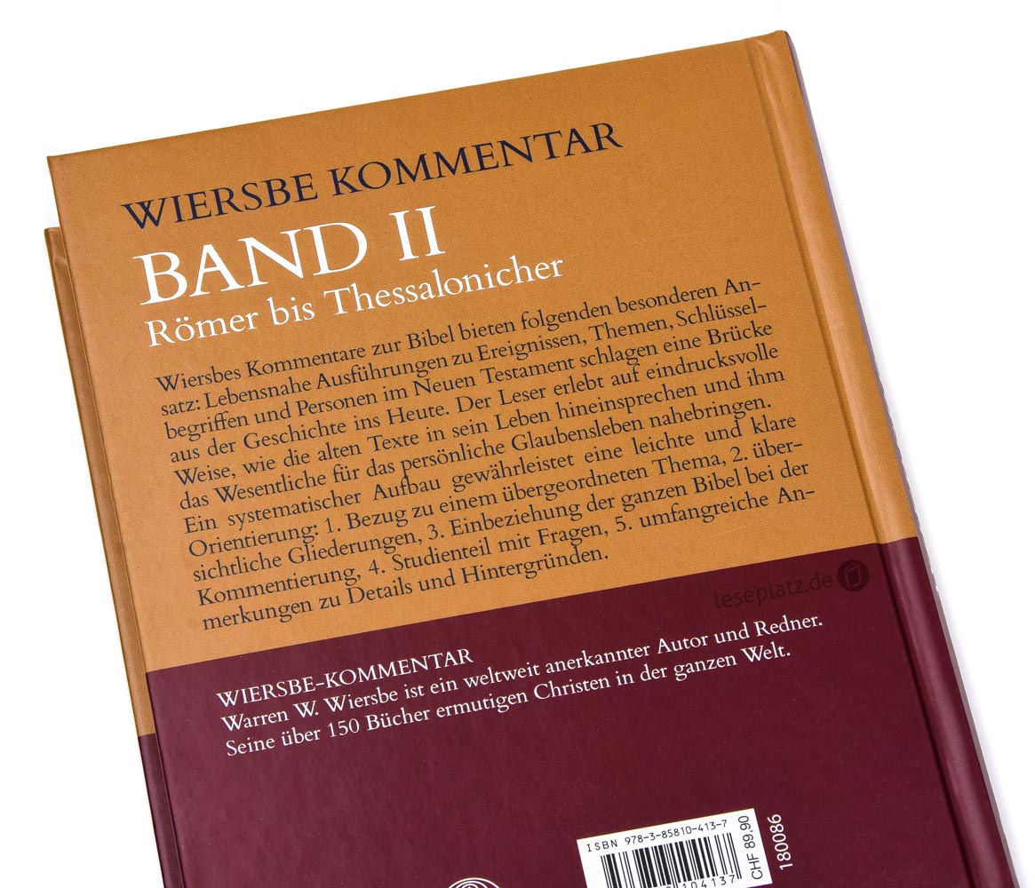 Wiersbe Kommentar zum Neuen Testament - Band 2