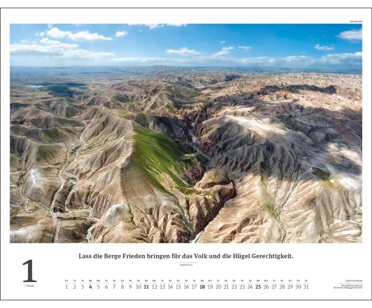 Israel 2026 - Wandkalender (Weiß) Israel 2026 - Wandkalender (Weiß)