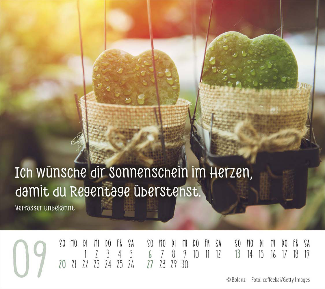 Gute Wünsche für dich 2026 - Tischkalender Gute Wünsche für dich 2026 - Tischkalender