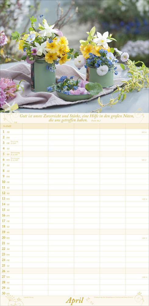 Gartenfreunde 2026 - Familienplaner  Gartenfreunde 2026 - Familienplaner