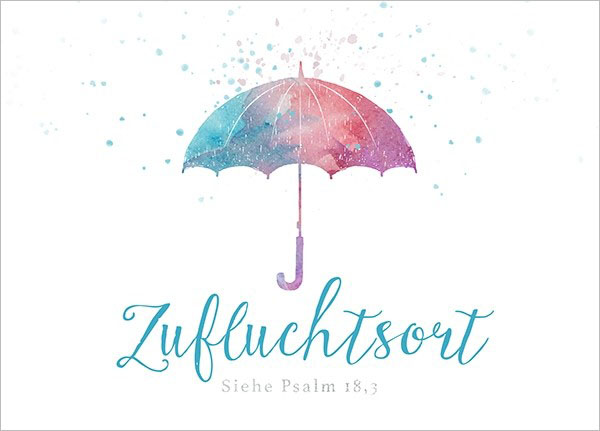 Postkarte - Big Blessing  "Zufluchtsort"