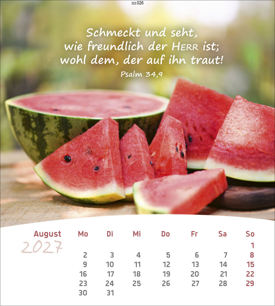 Leben für Dich 2027 - Verteilkalender