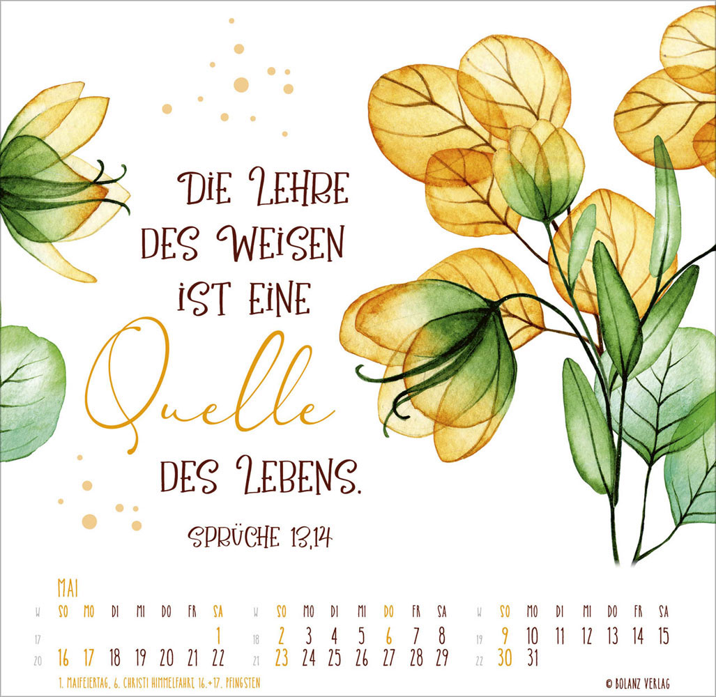 Getragen durch alle Zeiten 2027 - Tischkalender