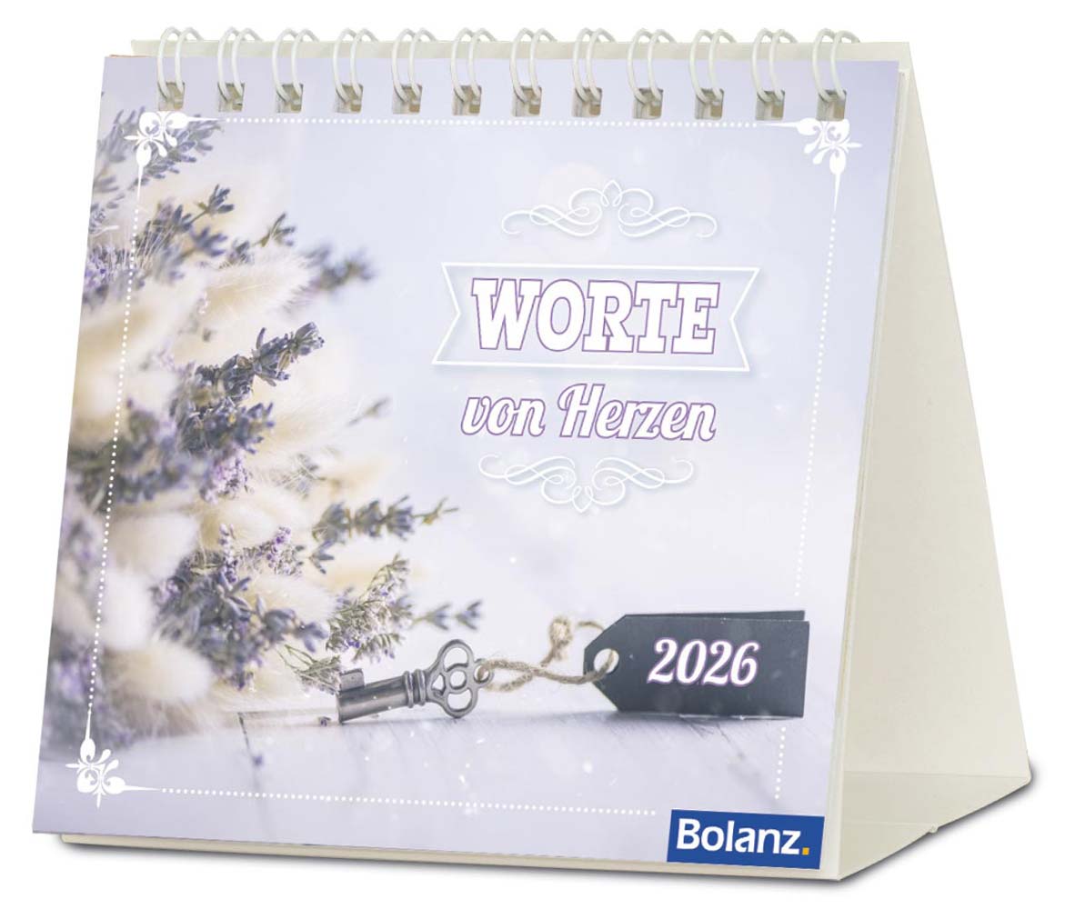 Worte von Herzen 2026 - Minikalender
