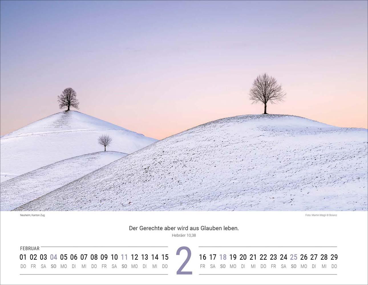 Schweizer Bildkalender 2024 Schweizer Bildkalender 2024
