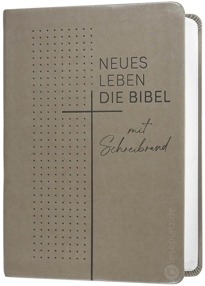 Neues Leben. Die Bibel - Schreibrandausgabe "Kunstleder grau"