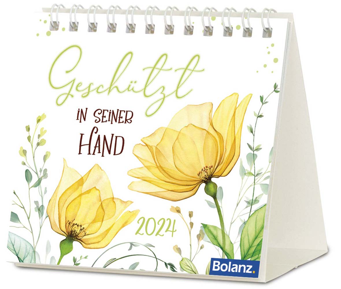 Geschützt in seiner Hand  2024 - Minikalender
